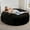 Black, variant on Hobestluk 6FT Bean Bag Chair Bean Bag Chairs for Adults Giant Bean Chairs with Velvet Cover, Memory Foam BeanBag Chair Fluffy BeanBag Chairs for Living Room, Bedroom- Black (70" x 70" x 15")