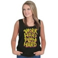 thumbnail image 4 of Work Play Hard Mantra Motto Workout Tank Top T Shirts Men Women Brisco Brands S, 4 of 6