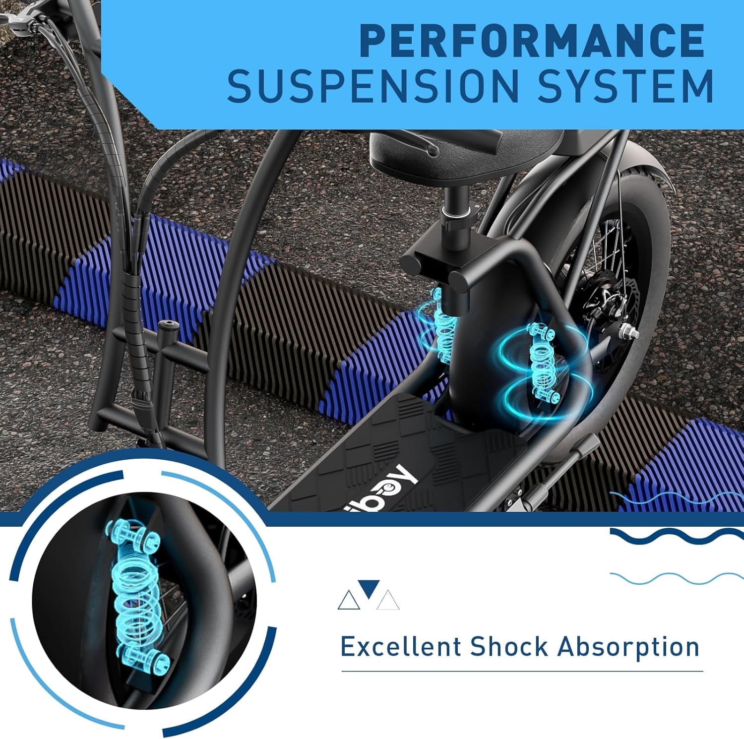 Hiboy Adult Electric Scooter with Seat & Basket | 810W Motor | 25MPH & 34-Mile Range | 16" All-Terrain Tires | Commuter & Off-Road Scooter | UL2272 Certified