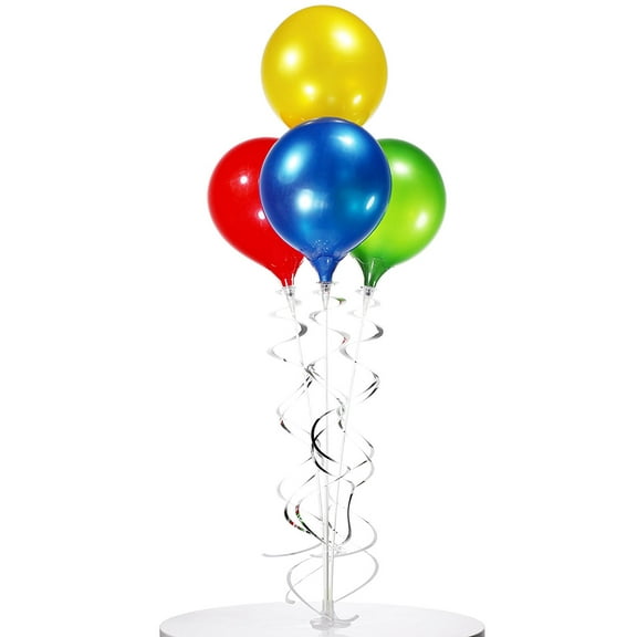 Table Top 4 Balloon Bouquet - Reusable and Helium Free