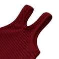 thumbnail image 5 of UACY Toddler Baby Girls Dance Tank Top One Shoulder Racerback Crop Shirts Vest Summer Casual Solid Sleeveless Sports Clothes, 5 of 9