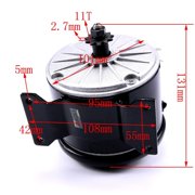 MY1016 350W 36V DC Electric Brush Motor For Electric Scooter MX350 MX400 Go Kart