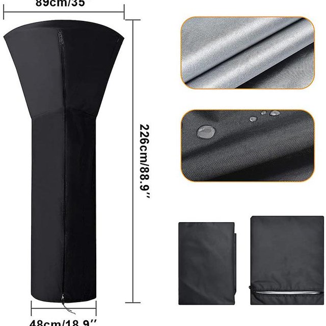 Funda para calentador de terraza, bolsa impermeable, resistente al viento y al desgarro, funda antipolvo ShuxiuWang 9024715418661