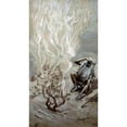 thumbnail image 3 of Tissot, James 12x18 Black Modern Framed Museum Art Print Titled - Moses Adores God In The Burning Bush, 3 of 5