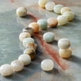 thumbnail image 2 of Bead Landing Faceted Amazonite Coin Beads, 8mm, 12 Pack, 2 of 3