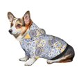 thumbnail image 7 of Fotbe Colorful Mandalas Print Small Dog Sweater Hoodies Pet Grey Hooded Soft Fleece Sweatshirts with Pocket Fall Winter Puppy Cat Sweaters Warm Clothes-XX-Large, 7 of 7