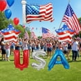 thumbnail image 2 of Party in The USA 4th of July Balloons Red White Blue Decorations with American Flag USA Patriotic Balloons for Fourth of July Party Decorations, 2 of 7