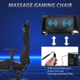 thumbnail image 6 of YRLLENSDAN Gaming Chair with Footrest & Adjustable Headrest for Adults and Kids, Big and Tall Gamer Chair with Lumbar Massage, Computer Chair Height Adjustable PU Leather Office Chair,Camo, 6 of 9