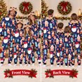 thumbnail image 4 of DAKIMOE Matching Family Christmas Onesies, One Piece Holiday Pajamas Set, Festive Long Sleeve Sleepwear for Men Women Kids, 4 of 7