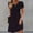 Black, variant on Summer Maxi Dress 2026 Casual with Print Summer Dresses Ruffle Breathable Regular Fit Hawaii for Daily and Commute L