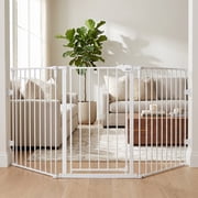 Regalo 76 Inch Super Wide Baby Gate, 3-Panel Baby Safety Gate, Configurable, Age Group 6 to 24 Months
