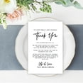 thumbnail image 2 of Koyal Wholesale Minimal Line Wedding Thank You Place Setting Cards for Table Reception, Dinner Plates, 56-Pack, 2 of 5