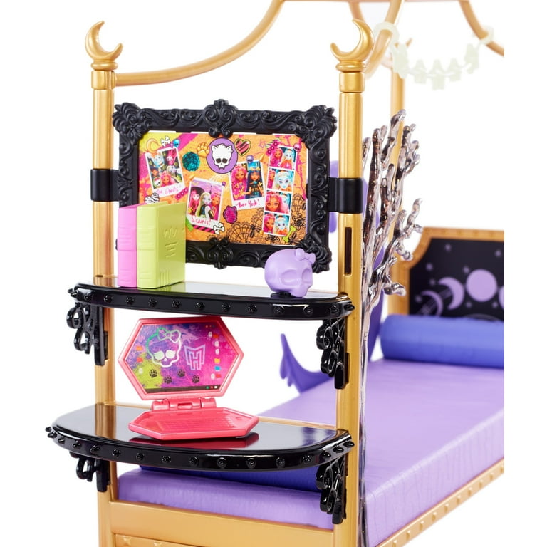 Monster High Clawdeen Wolf Dollhouse Playset with Bedroom Furniture and Accessories Walmart
