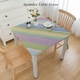 thumbnail image 2 of nygtbtfer  Easter Cottage Pastel Stripe Vinyl Flannel Backed Tablecloth, Spring Striped Vinyl Tablecloth with Flannel Backing, 2 of 7