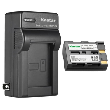 Kastar 1-Pack NP-400 Battery and AC Wall Charger Replacement for Konica Minolta NP-400 NP400 Battery BC-400 BC400 Charger Konica Minolta Dimage A1 Dimage A2 Dynax 5D Dynax 7D Digital Camera