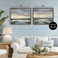 thumbnail image 3 of Stupell Industries Sunlit Sea Expanse 2 Piece Brown Framed Floater Canvas Set design by Michael Willett, 25 x 31, 3 of 9