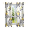 thumbnail image 7 of Yayeee Window Curtains Light Filtering 63"x52" Grommet Panel Pair Home Living Room Decor, Trucks Pattern, 7 of 7