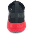 thumbnail image 3 of DKNY Mens SEB Leather/Textile High Top Zipper, Black/ Red, 9.5, 3 of 6