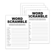Team Connect Word Scramble Cards - 20 Engaging Icebreaker Games for Office Parties and Team Building Activities, Perfect for Boosting Collaboration and Fun at Work