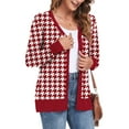 thumbnail image 2 of PPYOUNG Cardigan Sweater for Women's Button Down Knitwear Long Sleeve Soft Basic Knit Cardigan Sweater, 2 of 4