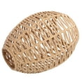 thumbnail image 3 of Shisuyan 1pc Hand-woven Lampshade Imitation Rope Woven Light Shade Creative Pendant Light Cover, 3 of 8