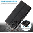 thumbnail image 6 of Wallet Case for Samsung Galaxy A15 4G/5G, 9 Card Slots Retro Leather Wallet Shockproof Flip Cover with Hand Strap Card Slots Zipper Pocket Kickstand Handbag Magnetic Closure - Retro Purple, 6 of 15
