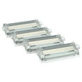 Bulldog Original Bamboo Men's 5Blade Razor Blade Refill, 4 Ct, Steel Razor Blades For A Smooth