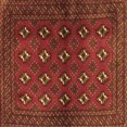 thumbnail image 1 of Ahgly Company Indoor Square Persian Brown Traditional Area Rugs, 3' Square, 1 of 4
