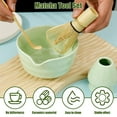 thumbnail image 2 of SUTENGDA 4Pcs Matcha Whisk Set Elegant Matcha Tea Set Reusable Matcha Making Kit Ceramic Matcha Bowl Matcha Whisk Holder Bamboo Matcha Whisk Bamboo Scoop 500ml Mottled Matcha Bowl for Tea, 2 of 10