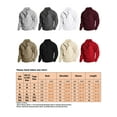 thumbnail image 4 of Fashnice Chandails en Molleton pour Hommes en Molleton Doux Chandail Col Rond Chandail en Molleton Athlétique Haut de Sport Blanc 2TG, 4 of 4