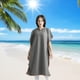 thumbnail image 5 of Surf Poncho Beach Dry Robes de neopreno  protección capucha Absorbente de agua para ejercicio de , Gris, s DYNWAVEMX Capa de playa, 5 of 7