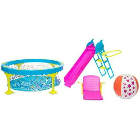 Nerlie Neonate Swimming Pool Pari for Chamoy & Friends - Contains Slide, , Diving Board w/ Chair - Mexico KSI-Merito Exclusive by Distroller