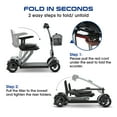 thumbnail image 5 of Airline Approved Foldable Electric Scooter with LED Lights & Electromagnetic Brake – Lightweight 42LBS, USB Charging Port, Easy Carry for Travelers & Commuters, 5 of 5