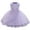 Purple, variant on Baby Girl Christening Baptism Gown Flower Embroidery Tutu Dress Special Occasion Purple 2 Years