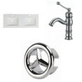 thumbnail image 1 of American Imaginations 48.75-in. W 3H8-in. Ceramic Top Set In White Color - Overflow Drain Incl. AI-24509, 1 of 9