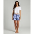 thumbnail image 4 of Real Essentials 3 Pack: Women's Pajama Shorts Sleep Lounge Sweatshorts Comfy Sleepwear Bottoms (Available In Plus Size), 4 of 4