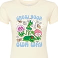 thumbnail image 3 of Disney - Alice In Wonderland - Grow Your Own Way - Juniors Fitted Graphic T-Shirt, 3 of 5