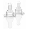 Lifefactory Lifefactory 111004 Stage 1 Nipples (0-3 months), Clear, Pack/2