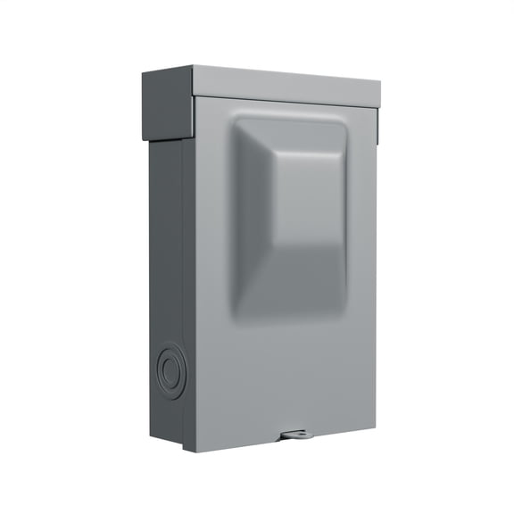 BRILLTECH 60AMP 240V Waterproof AC Disconnect Box Non-Fused, Metal Box Pull-Out Disconnect Switch for Home and Light Commercial Air Conditioning, UL Listed