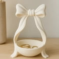 thumbnail image 2 of Plastic Decorative Key Holder and Accessory Tray with Butterfly Bowknot for Home Organization Display Stand for Earring, 2 of 8