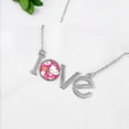 thumbnail image 5 of Hello Kitty Couple Pendant Necklace LOVE Letter Necklace, Small Box Necklace Birthday Gift, 5 of 5