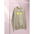 thumbnail image 3 of Never Look Back Lemon Bicycle Hoodie Women -Image by Shutterstock, Female Medium, 3 of 4