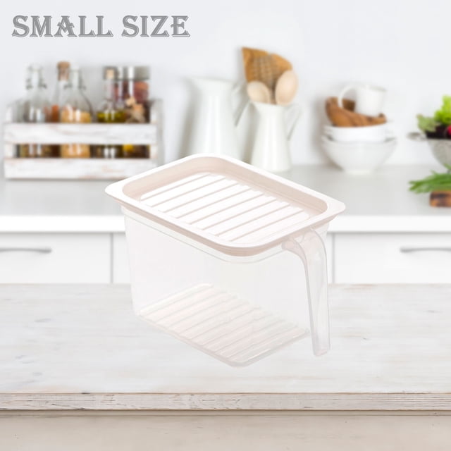 Boovnll Rangement Maison, Boîte de Rangement Réfrigérateur Transparente, avec Couvercle Empilable, Rangement et Organisation