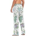 thumbnail image 6 of Succulent Eucalyptus Geometric Mens Pajama Pants Sleepwear Lounge Men's Pajama Bottoms Gift for Family, 6 of 7