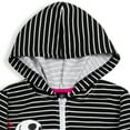 thumbnail image 3 of Disney Nightmare Before Christmas Jack Skellington Sally Little Girls French Terry Zip Up Hoodie Toddler to Big Kid, 3 of 5