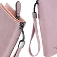 thumbnail image 5 of Egoelife Women Walllet RFID Blocking Bifold Multi Card Case Wallet Lady Wristlet Handbags Notecase Multi Card Organizer Large Capacity Phone Clutch with Wrist Strap, 5 of 6