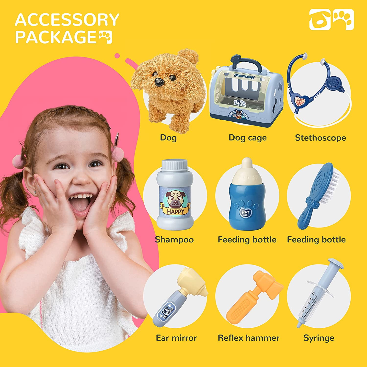 Jouets Ecoiffier - 1907 - La Valisette Vétérinaire Pour Enfants Médical