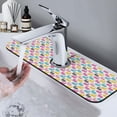 thumbnail image 7 of Pofeuu Colorful Rabbit Print Splash Guard for Sink Faucet Sink Gadgets-Splash Guard Behind Faucet Drip Catcher for Kitchen, Bathroom,Sink Mat, 7 of 7
