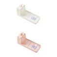 thumbnail image 1 of 2 piezas de soporte de succión para fregadero de cocina y baño, organizador y escurridor blanco rosa, 1 of 9