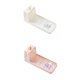 thumbnail image 1 of Paquete de 2 soportes para fregadero de cocina y baño con ventosa para escurridor de paños de cocina. blanco rosa, 1 of 9